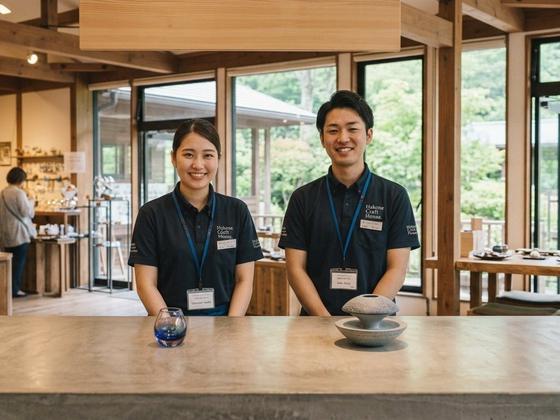 箱根クラフトハウス_受付のアルバイト写真