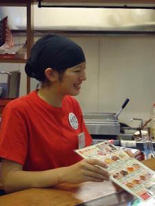 アナタの元気な挨拶と笑顔を待ってます