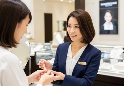 ベル前駅（福井県）／ジュエリー販売Tのアルバイト写真