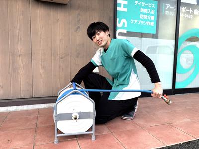 アースサポートむつ（入浴スタッフ）のアルバイト写真