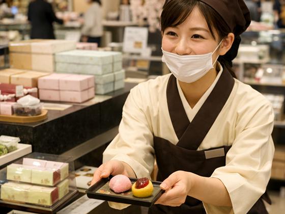 ファッション人材リンク株式会社札幌支店　和菓子販売/西武秋田店341【FJL】のアルバイト写真