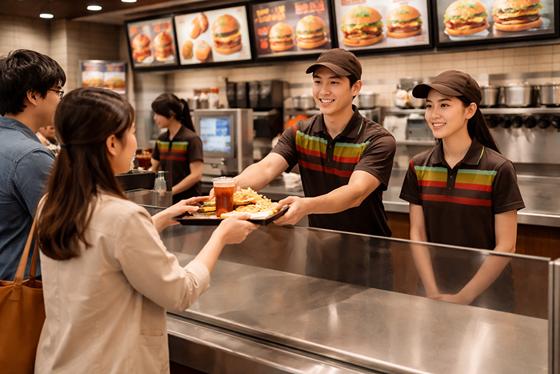 ファッション人材リンク株式会社札幌支店　ハンバーガー店スタッフ/白石店146【FJL】のアルバイト写真