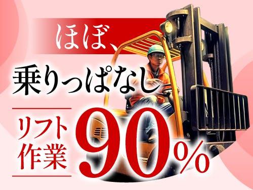 フォークリフトを使用した品出しや荷受けなど/日勤/土日祝休み