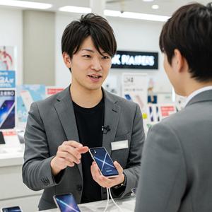 スマホスタッフ_池袋(株式会社アイ・ファイン)★【7月仕事開始可能!】553/CM01aのアルバイト写真