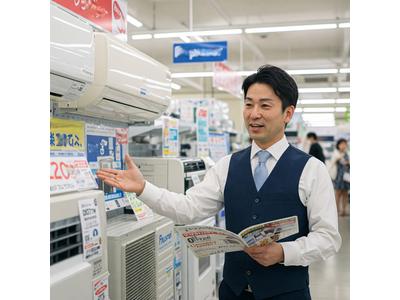 エアコン販売_立川市(株式会社アイ・ファイン）20～40代活躍中/G574のアルバイト
