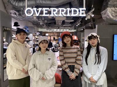 OVERRIDE新宿ルミネエストのアルバイト