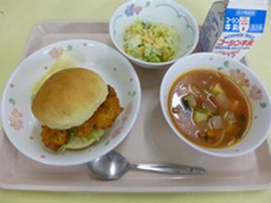 協立給食株式会社/中央区立佃中学校のアルバイト写真