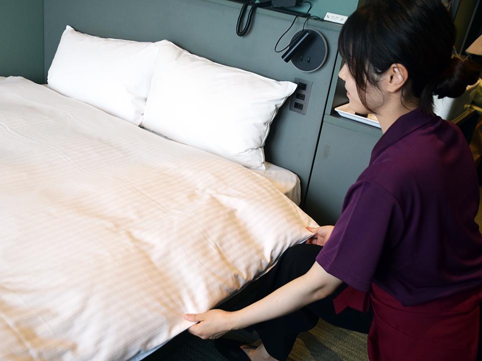 ホテルグローバルビュー函館/客室清掃スタッフ★まずは簡単作業から...