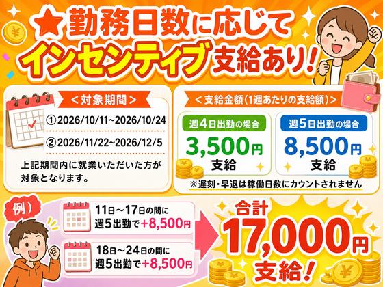 未経験OKの軽作業スタッフ（日夜勤）株式会社ワールドスタッフィングAmazon石川/51626_55256-00のアルバイト写真